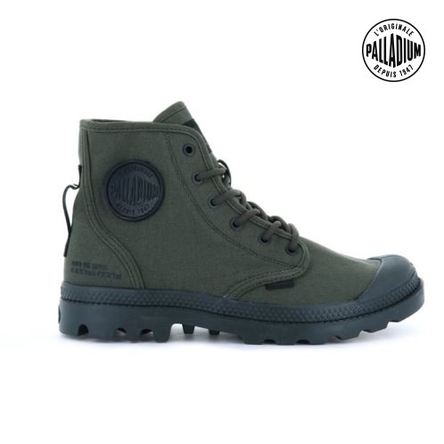 Bottes Palladium Pampa Hi Htg Supply Femme Vert | FR ZXG827H